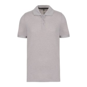 POLO PIQUÉ HOMEM M/M 2 BOT CINZA OXFORD WK274